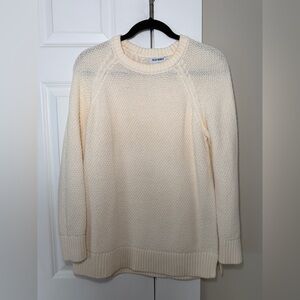 Old Navy Cream Crew Neck Sweater Size XS